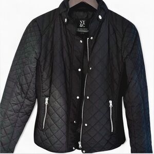 Lightweight Quilted Moto Style Jacket